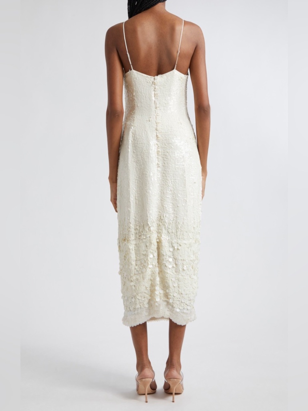 $798 Veronica Beard
Perla‎ Sequin Dress in Iridescent Off-White Color, Size 4 - Picture 4 of 9